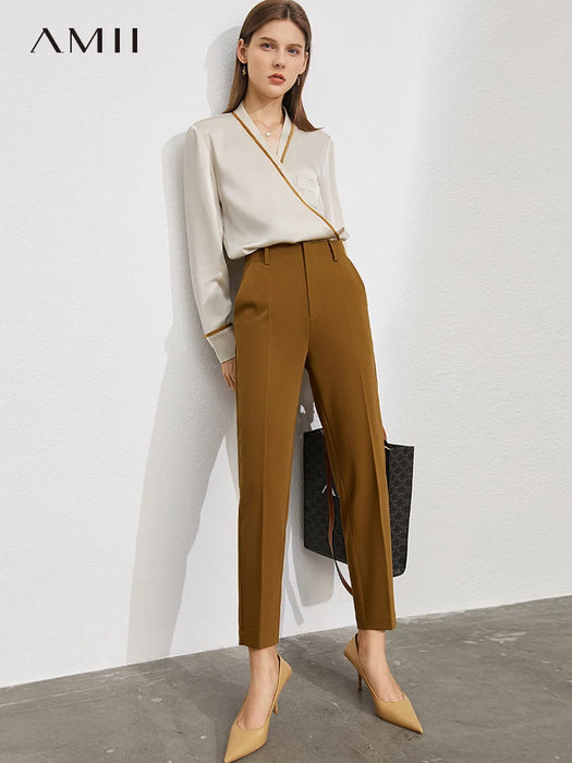 Minimalism Blazer Pants For Women