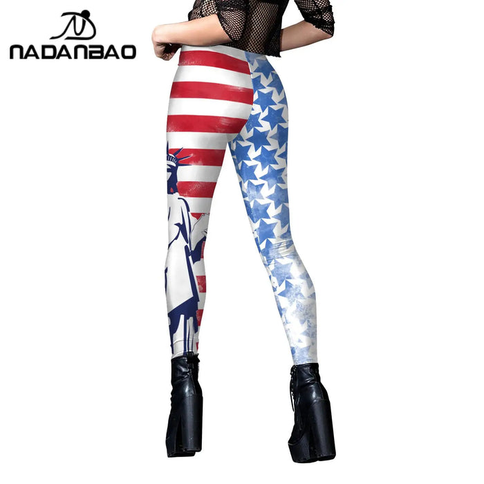 Independence Day Leggings 3D Printed Sexy Trousers