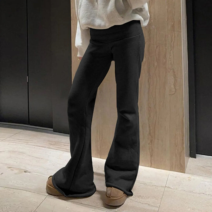New Solid Colour Casual Pants Ladies Fashion