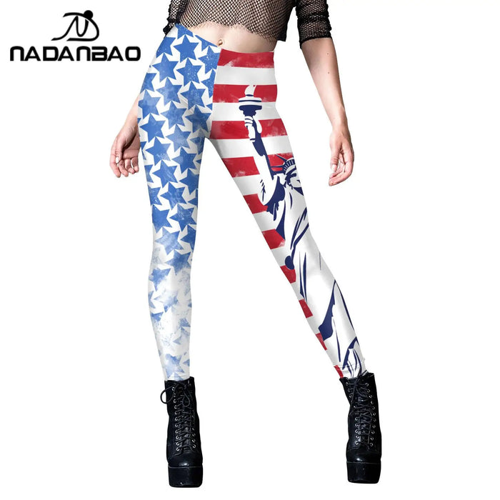 Independence Day Leggings 3D Printed Sexy Trousers